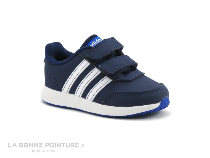 Achat chaussures Adidas Bébé Basket, vente Adidas VS Switch 2 EG5139 Bleu fonce - Basket velcro BEBE