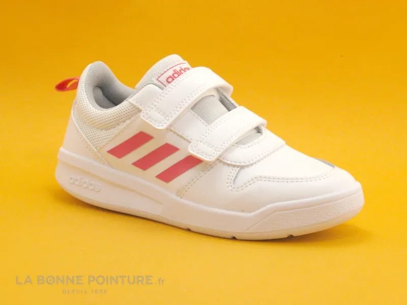 Achat chaussures Adidas Enfant Basket, vente Adidas TENSAURUS C Blanc Rose - Basket velcro Fille