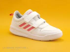 Achat chaussures Adidas Enfant Basket, vente Adidas TENSAURUS C Blanc Rose - Basket velcro Fille