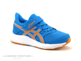 Achat chaussures Asics Enfant Basket, vente Asics JOLT 4 PS 1014A299 400 Island Blue - Sun peach - Basket bleue