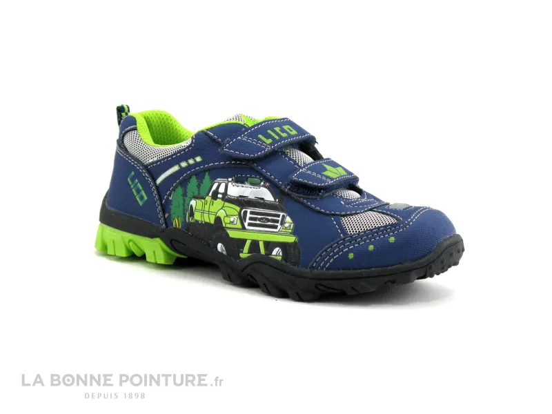 Achat chaussures LICO Enfant Basket, vente Lico 300143 Monster Truck V Blink marine Lemon - Basket led