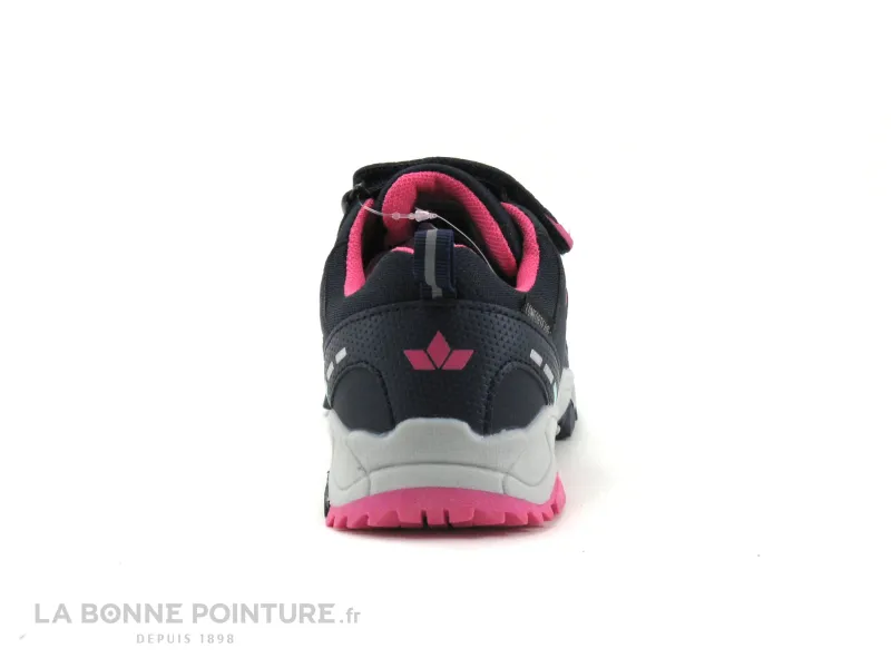 Achat chaussures LICO Enfant Basket, vente Lico ALLEN VS Basket fille bleu marine et rose