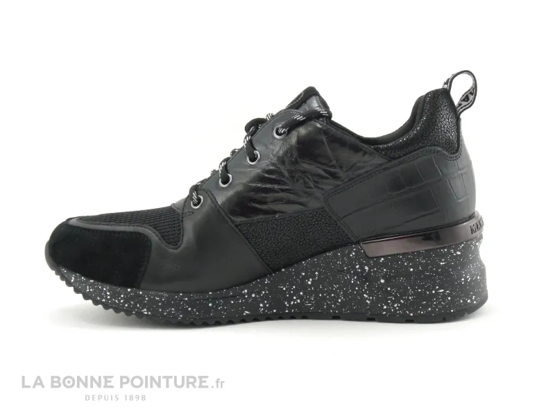 Achat chaussures MamZelle Femme Basket, vente MamZelle VRILLE Compo conda noir - Basket compensee