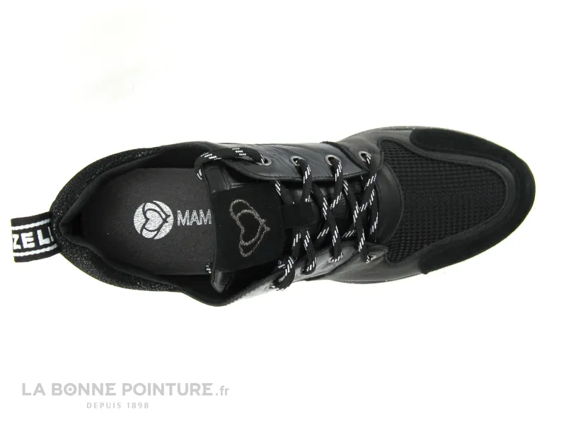 Achat chaussures MamZelle Femme Basket, vente MamZelle VRILLE Compo conda noir - Basket compensee