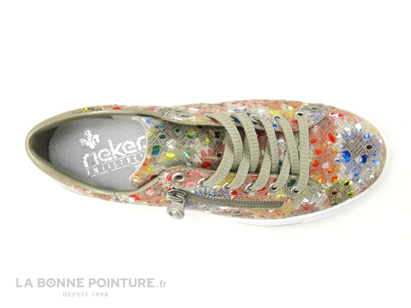 Achat chaussures Rieker Femme Basket, vente Rieker L8837-90 Multicolore - Basket ville Femme