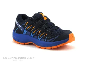 Achat chaussures Salomon Enfant Basket, vente Salomon XA PRO 3DJ Bleu marine Orange - Basket rando enfant