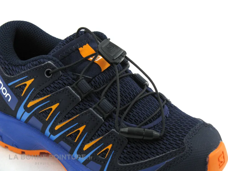 Achat chaussures Salomon Enfant Basket, vente Salomon XA PRO 3DJ Bleu marine Orange - Basket rando enfant