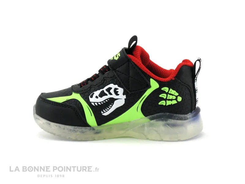 Achat chaussures Skechers Bébé Basket, vente Skechers SKECH-SAURUS Lights 401521N Dino Glow - Basket leds