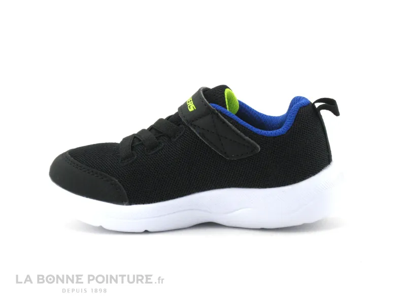 Achat chaussures Skechers Bébé Basket, vente Skechers Skech-Stepz 2-0 Mini Wanderer - Basket noire enfant velcro