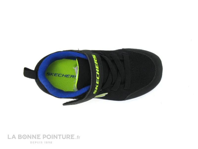 Achat chaussures Skechers Bébé Basket, vente Skechers Skech-Stepz 2-0 Mini Wanderer - Basket noire enfant velcro