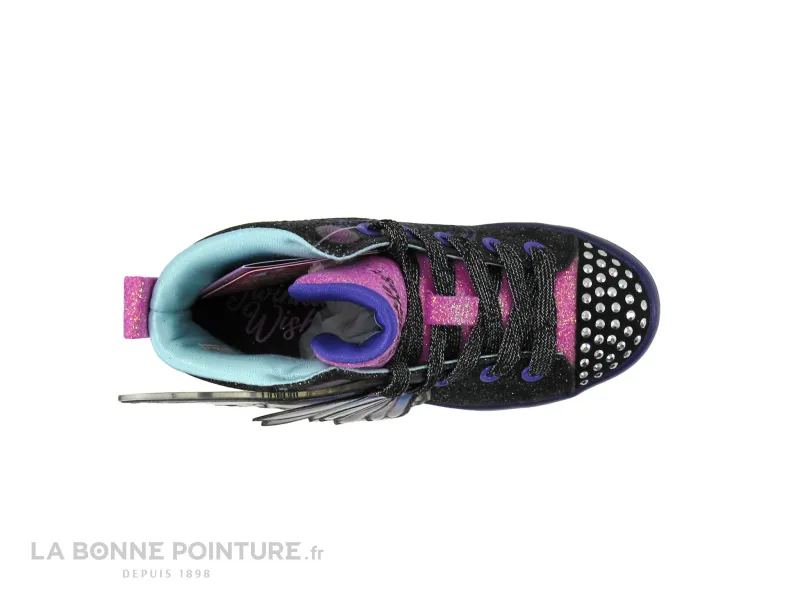 Achat chaussures Skechers Enfant Basket, vente Skechers 314350L TWI-LITES 2-0 Twinkle wishes - Papillon - Basket Fille