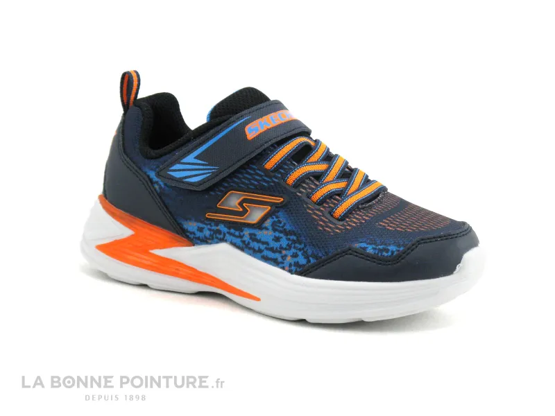 Achat chaussures Skechers Enfant Basket, vente Skechers ERUPTERS III DERLO - 90563L - Bleu - Basket LED enfant