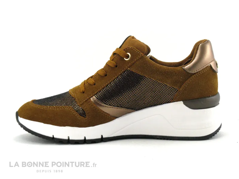 Achat chaussures Tamaris Femme Basket, vente Tamaris 1-23702-25 cognac comb - Basket compensee