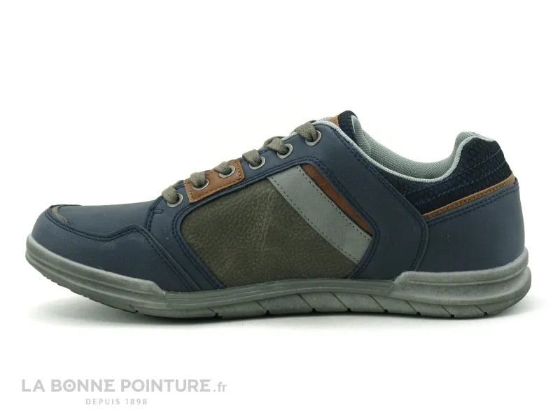 Achat chaussures ZERO faute Homme Basket, vente Stone V H70320-401 - Navy - Basket Homme bleu marine - marron