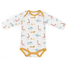 Body jersey crème Bergamote - 6m - Sous mon Baobab