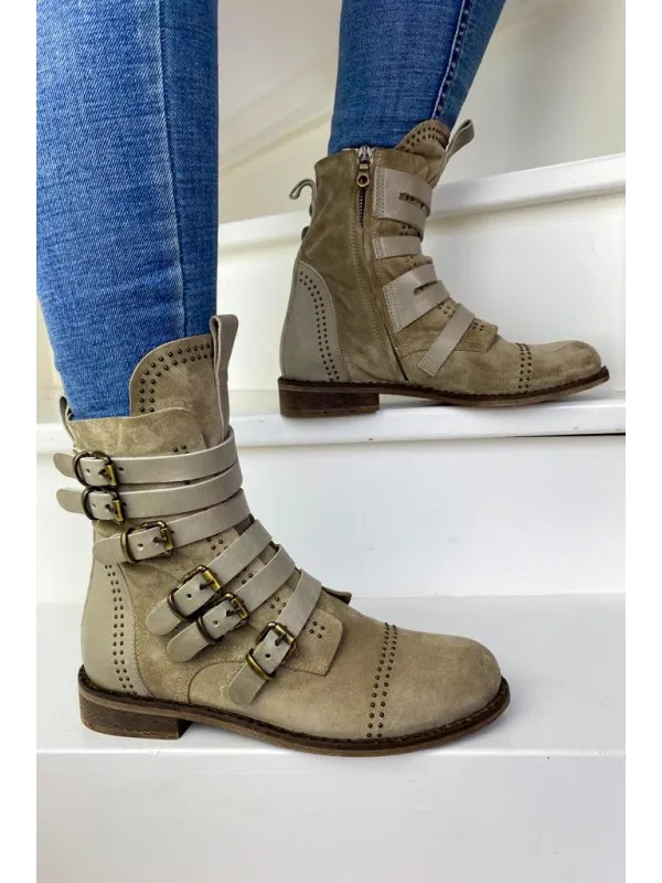 Bottines M112M8 Camoscio Sughero - Semerdjian