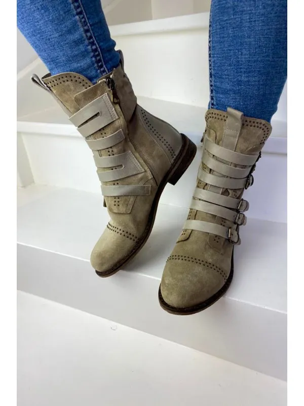 Bottines M112M8 Camoscio Sughero - Semerdjian