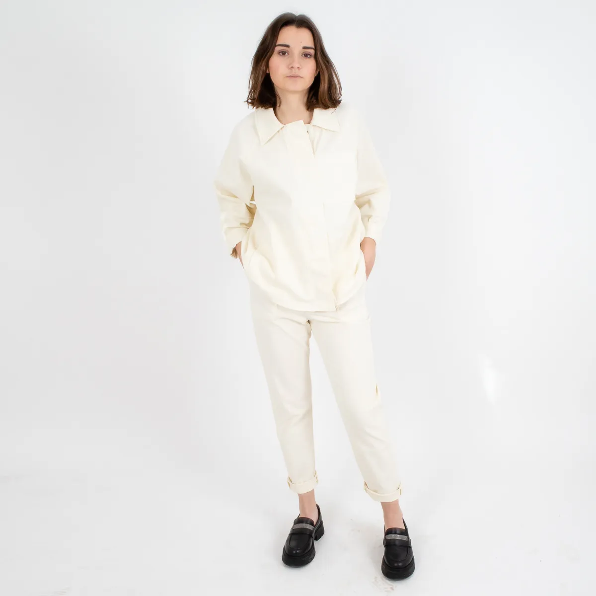 Hod Paris Pantalon uni en coton Vanity - ÉTÉ 2024