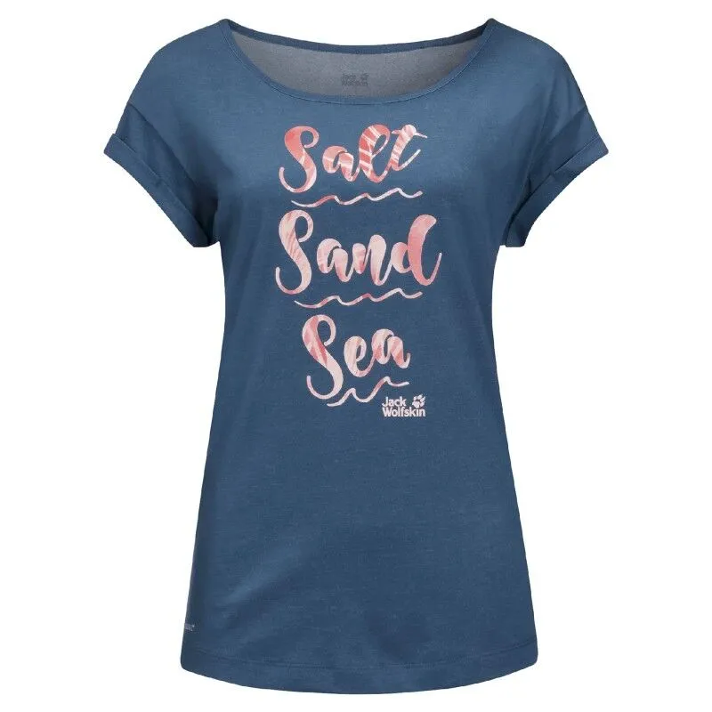 Jack Wolfskin Salt Sand Sea T - T-shirt femme | Hardloop