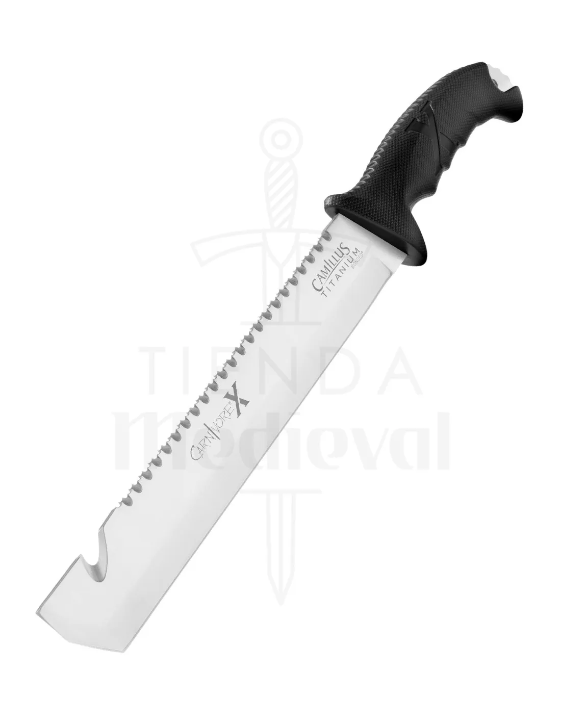 Machette coupe-canne tactique noire Camillus modèle CARNIVORE ⚔️ Boutique Épées