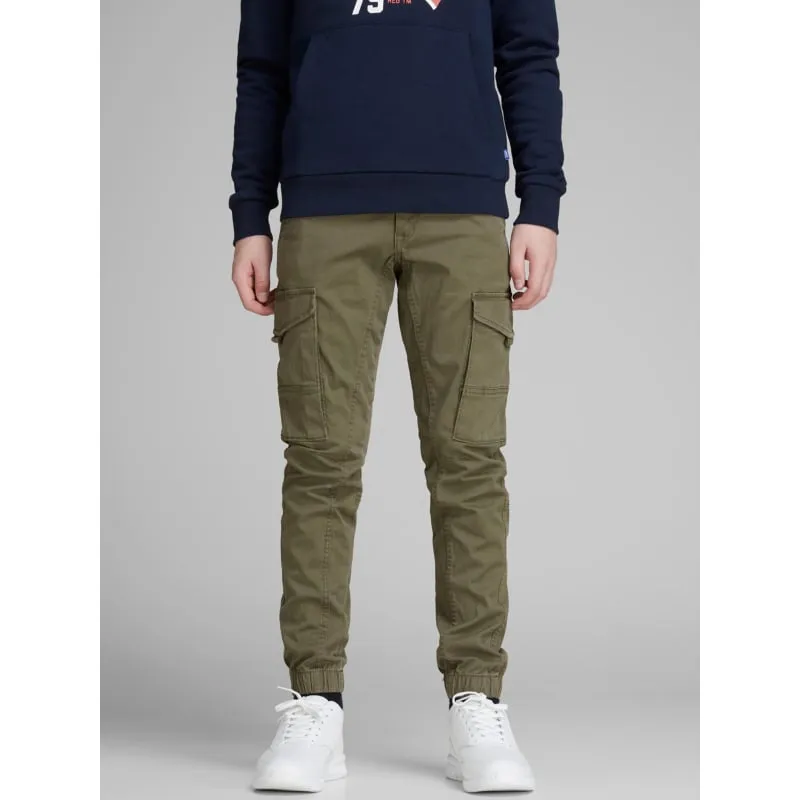 Pantalon cargo kane harlow gris garçon - Jack & Jones | wimod