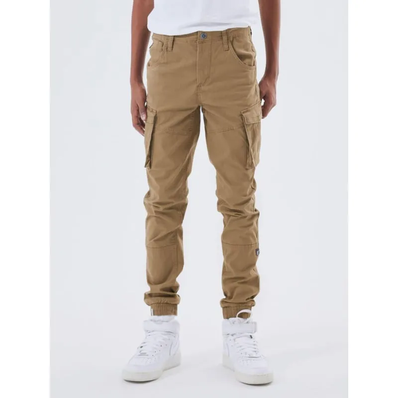 Pantalon cargo kane harlow gris garçon - Jack & Jones | wimod