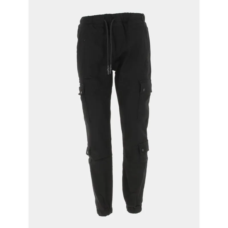 Pantalon chino marco bowie noir homme - Jack & Jones | wimod