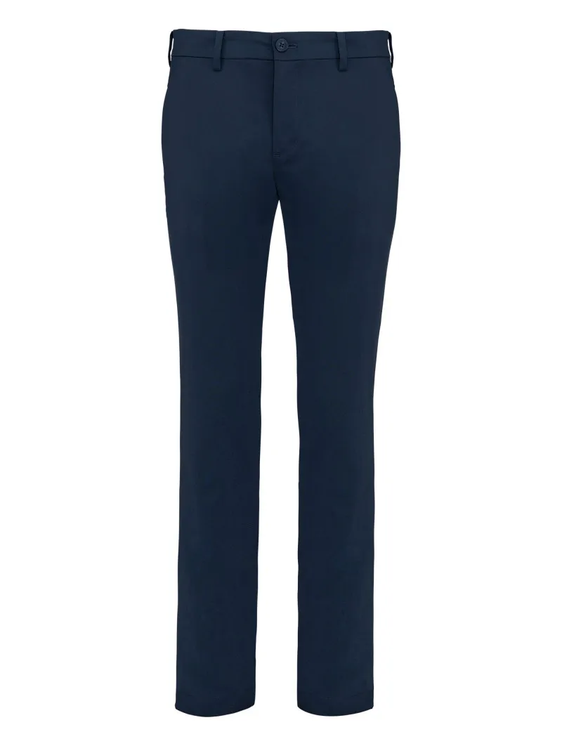 Pantalon de golf femme déperlant et léger bleu marine