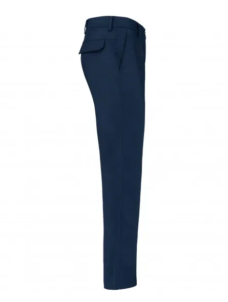 Pantalon de golf femme déperlant et léger bleu marine