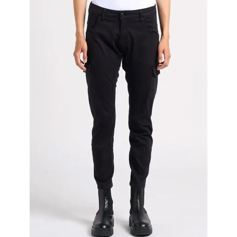 Pantalon tapered punto bleu marine femme - Tommy Hilfiger | wimod