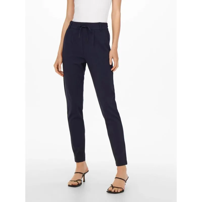 Pantalon tapered punto bleu marine femme - Tommy Hilfiger | wimod