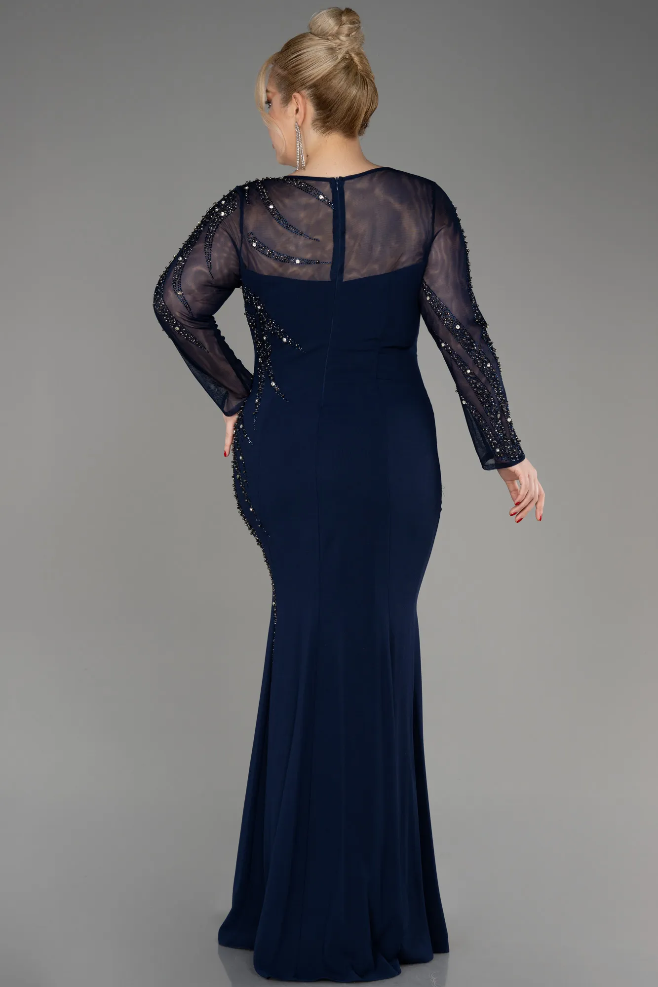 Robe De Soirée Grande Taille Longue Émeraude ABU3928