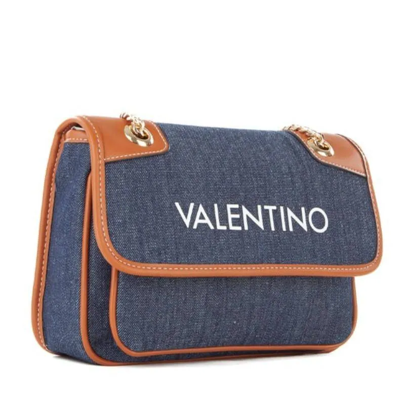 Sac bandoulière Valentino Leith Re toile denim VBS7QH04D