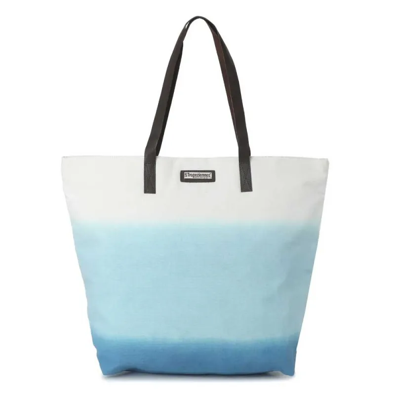 Sac shopping LES TROPEZIENNES "Haïti" bleu | Planetebag.com