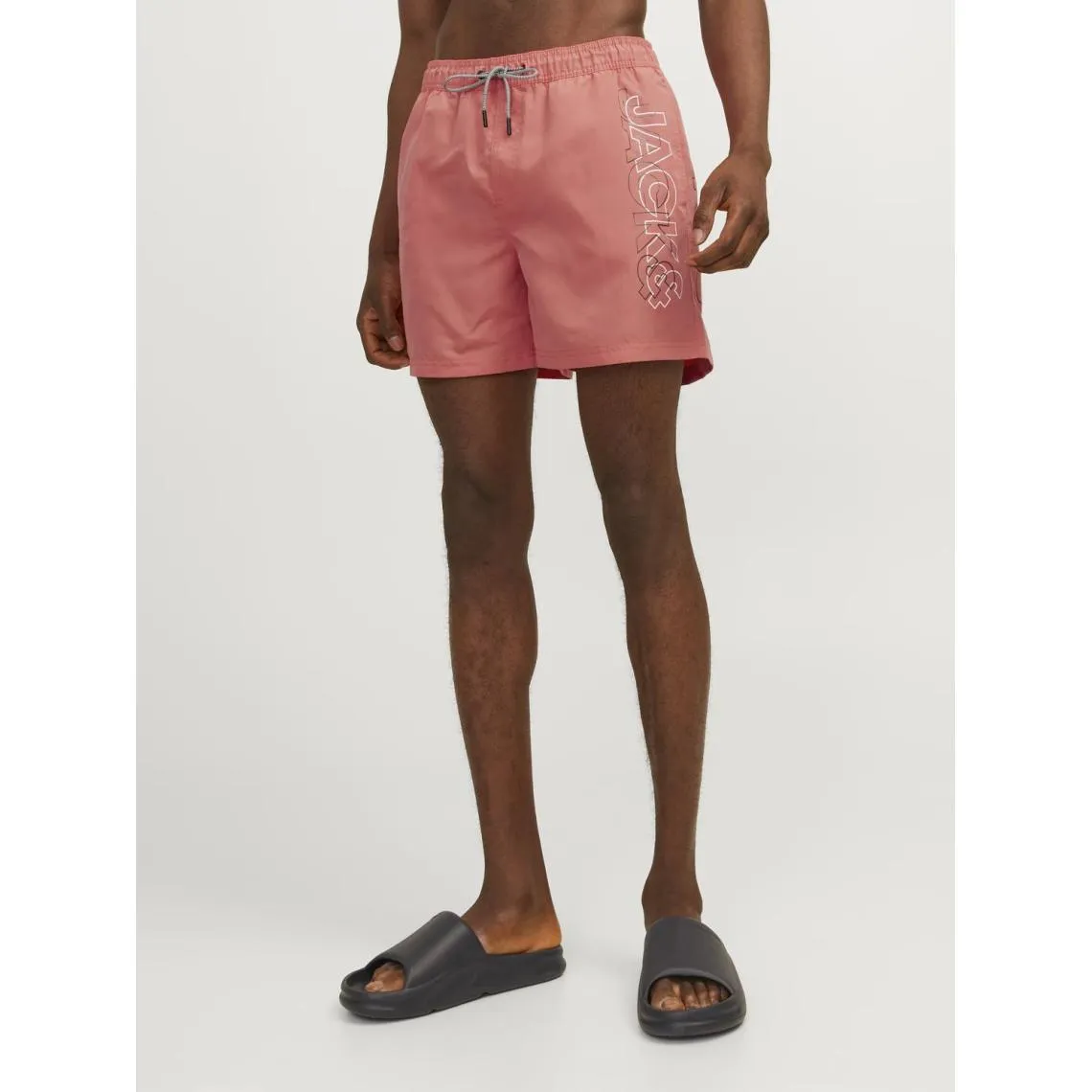 Short de bain coupe classique homme corail | 3 Suisses