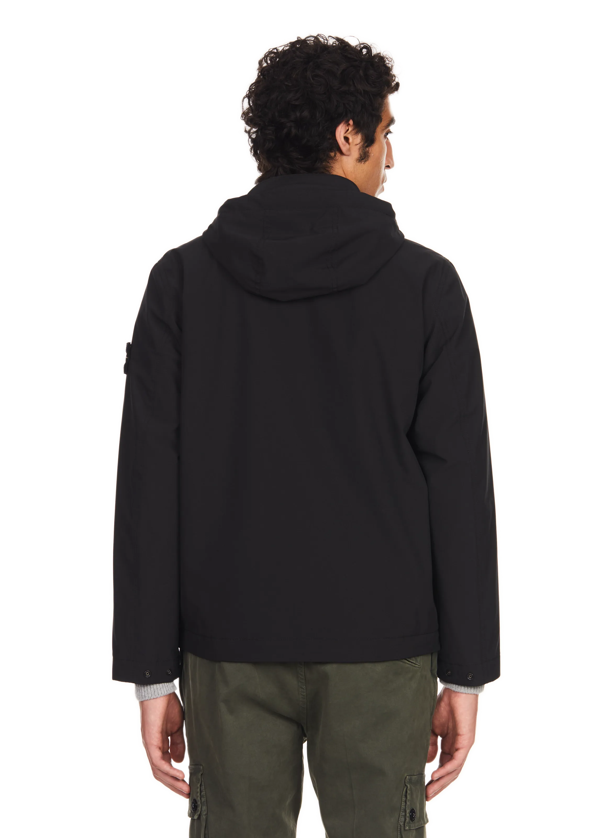 STONE ISLAND  Blouson à capuche  - Noir