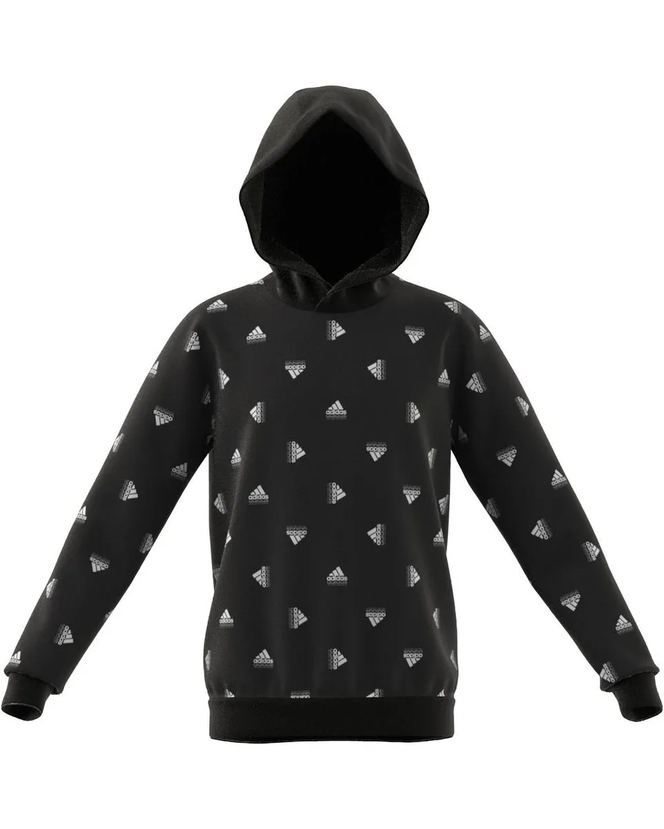 Sweat a capuche manches longues Enfant U BLUV HD Q1 Noir