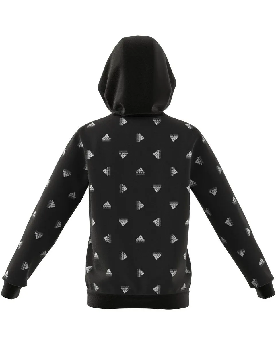 Sweat a capuche manches longues Enfant U BLUV HD Q1 Noir