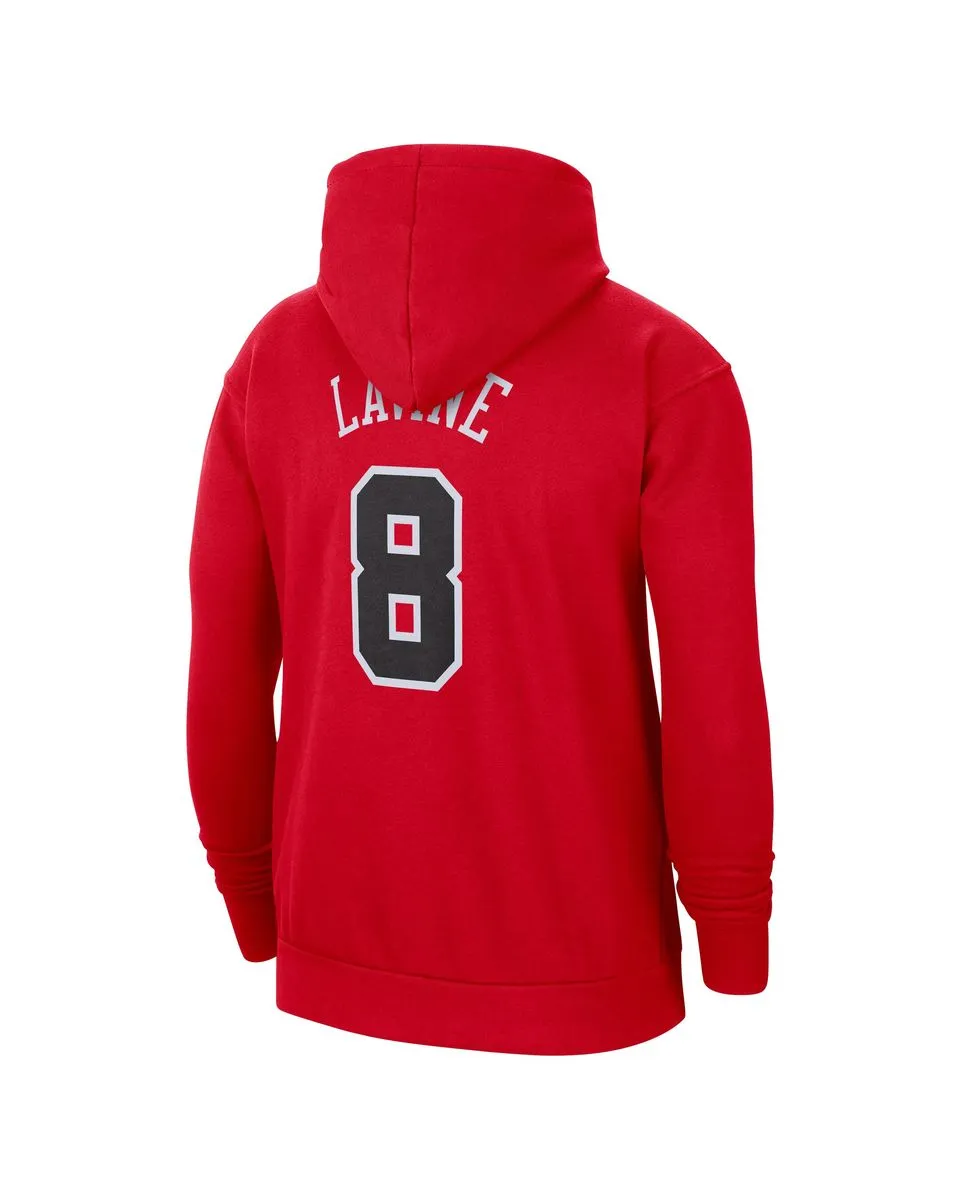 Sweat a capuche manches longues Homme CHI M NK PO FLC ESSNTL N et N Rouge