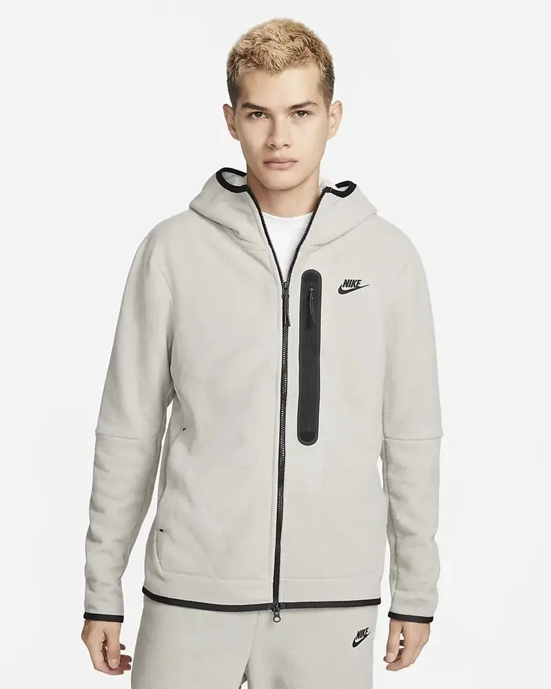 Sweat zippé à capuche Nike Sportswear Tech Fleece Gris pour homme