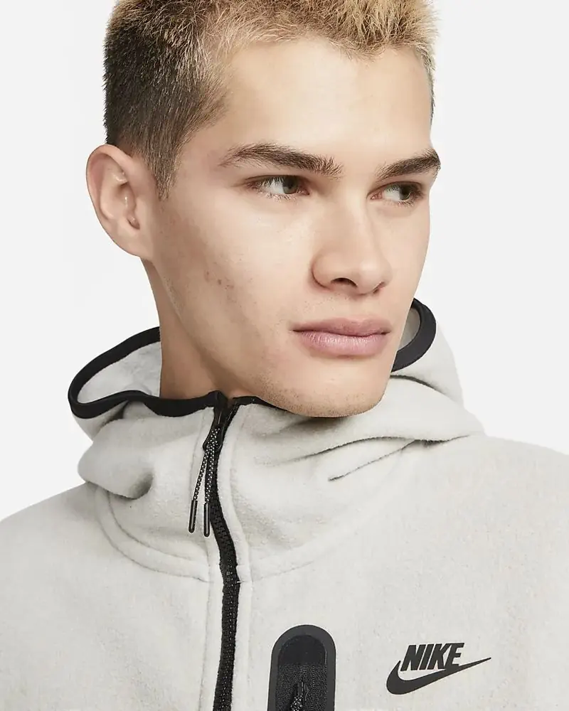 Sweat zippé à capuche Nike Sportswear Tech Fleece Gris pour homme