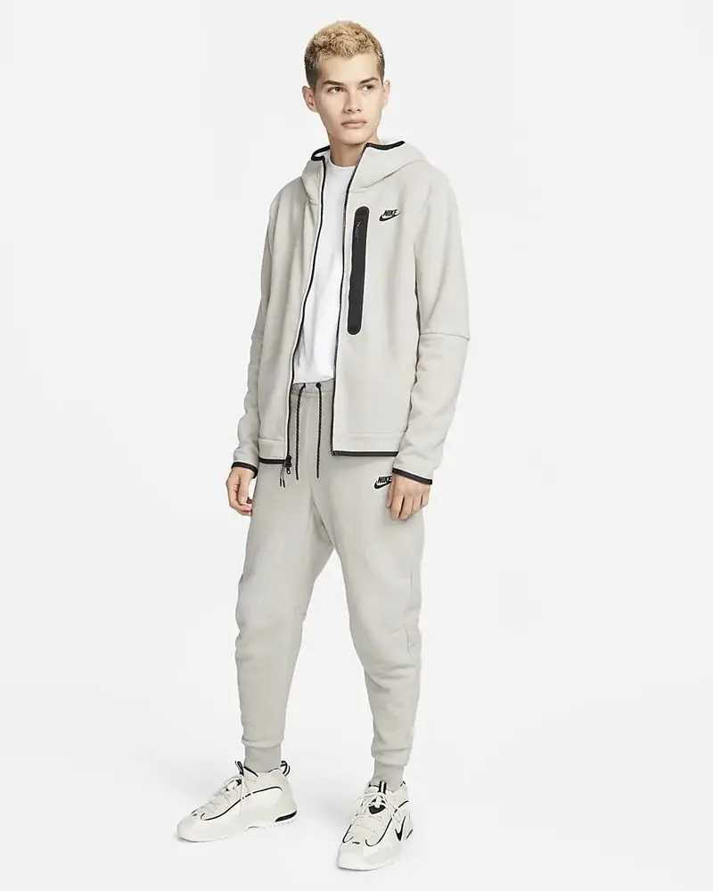 Sweat zippé à capuche Nike Sportswear Tech Fleece Gris pour homme