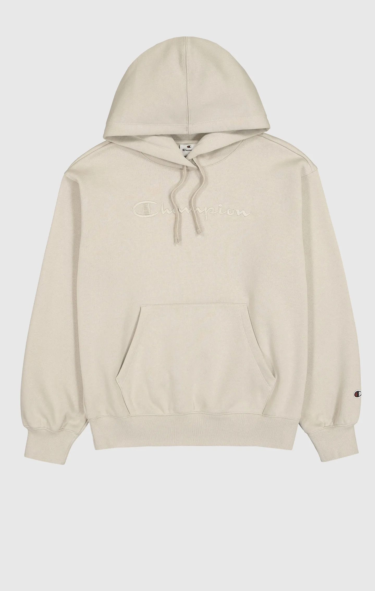 Sweatshirt à capuche en molleton avec grand logo ton sur ton | Champion France