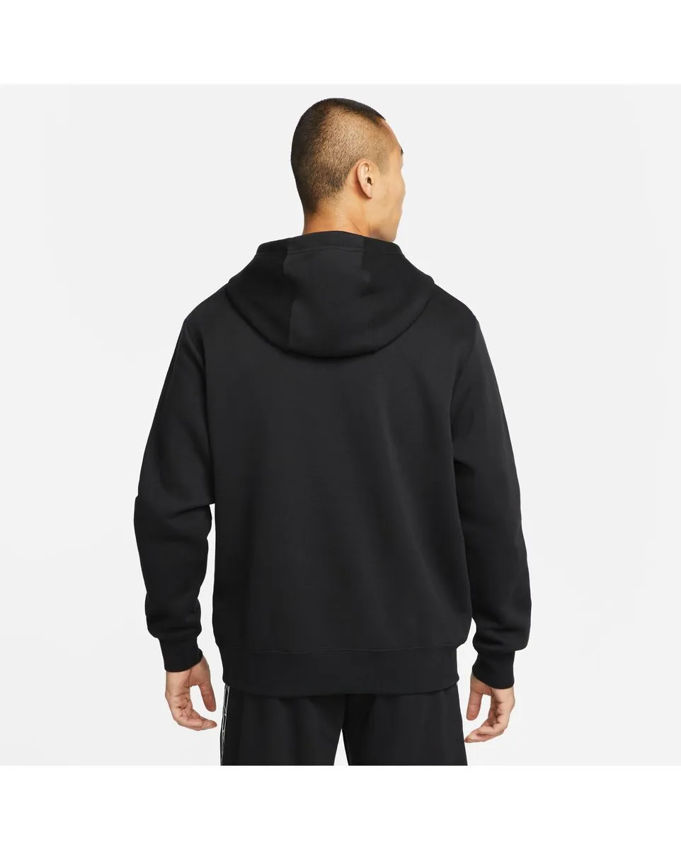 Sweatshirt à capuche manches longues Homme M NSW REPEAT SW FLC PO HOOD BB Noir