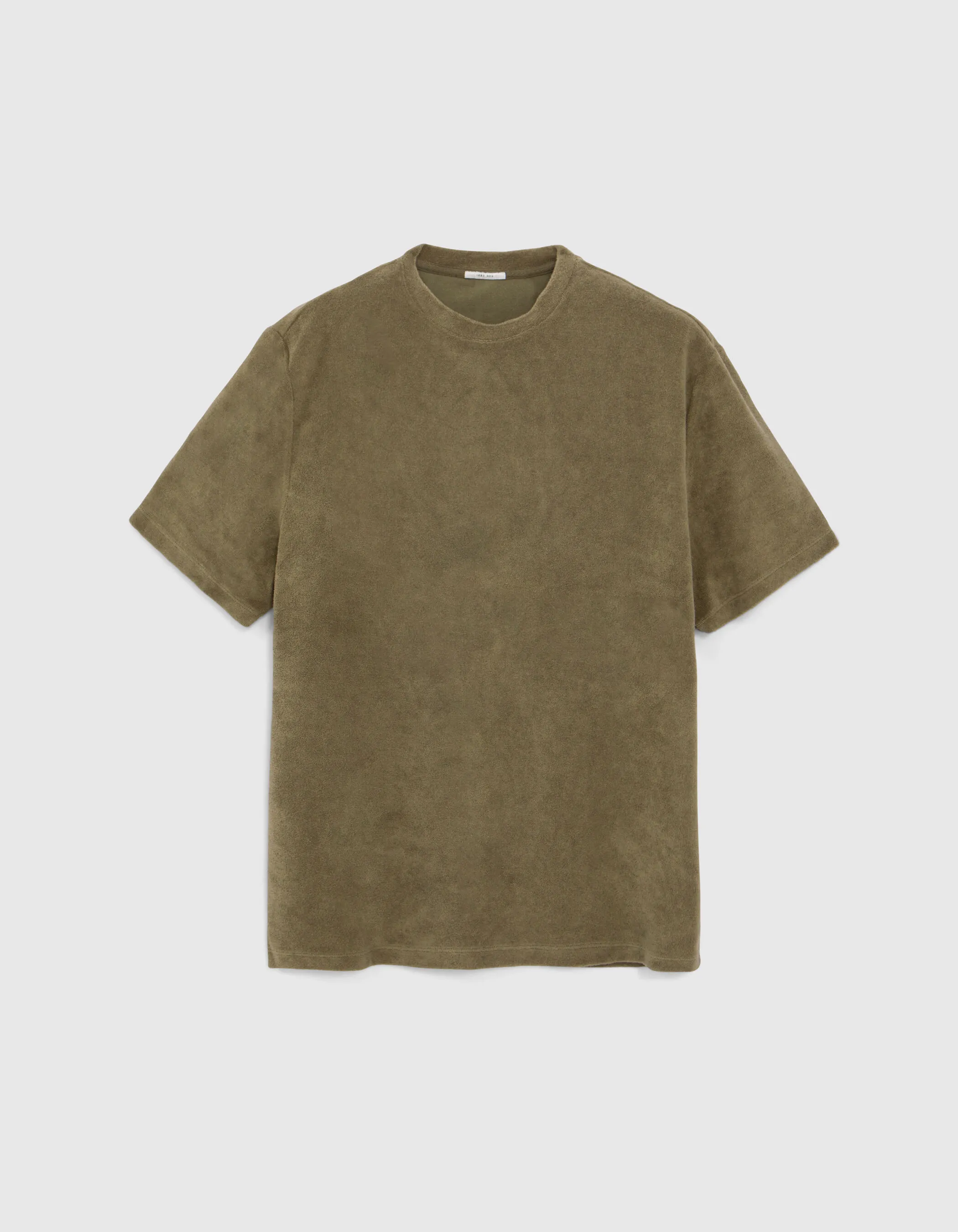 T-shirt army green en éponge Homme