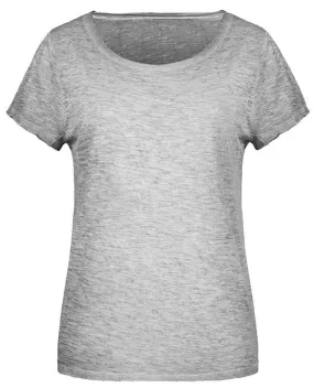 T-shirt bio - Femme - 8015 - gris clair 