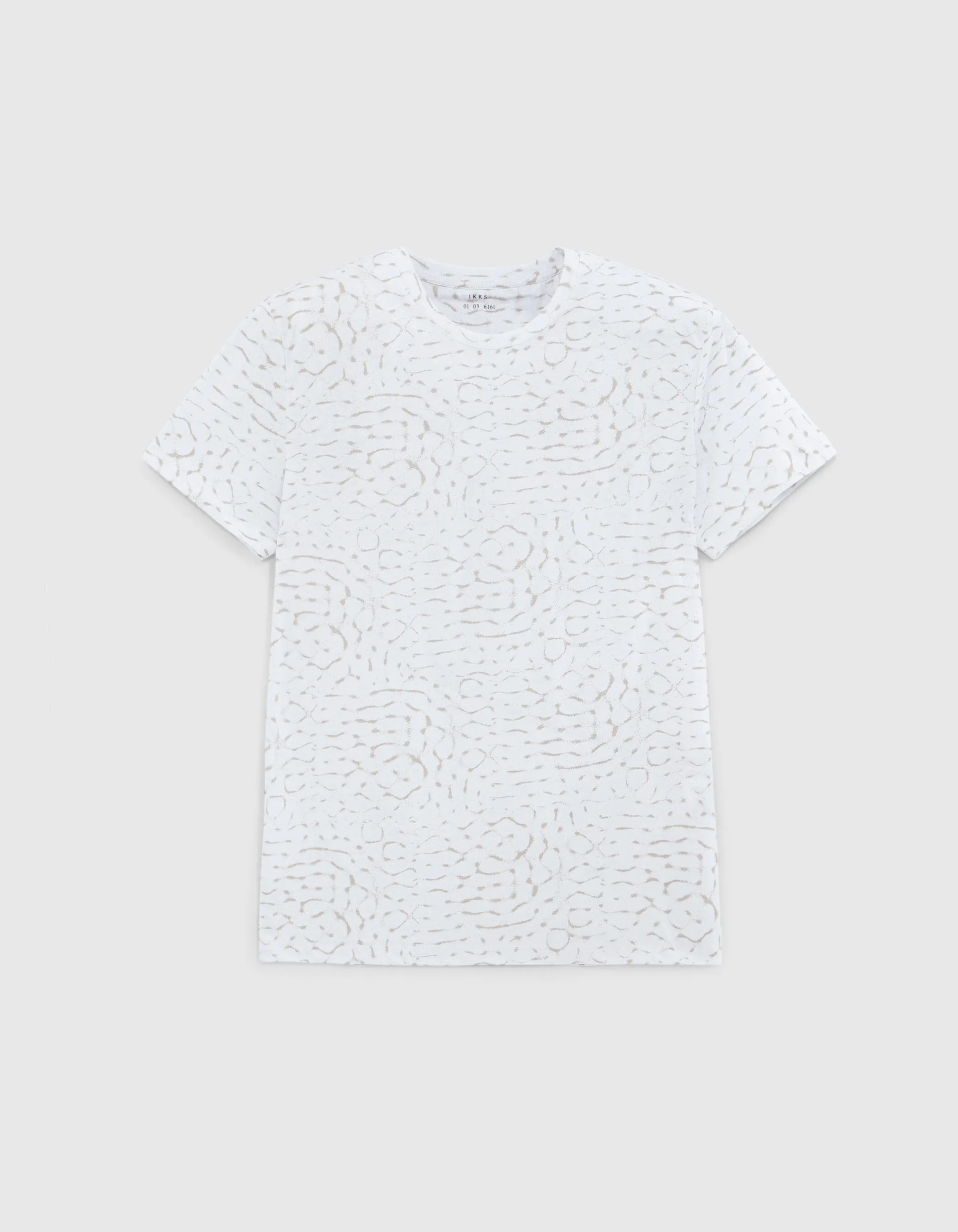 T-shirt blanc DRY FAST motif animalier Homme