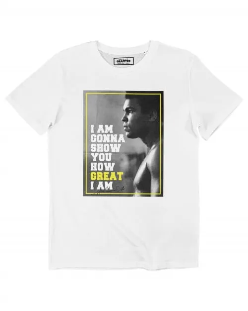 T-shirt How Great I Am - Tee-shirt Punchline Mohamed Ali | Grafitee