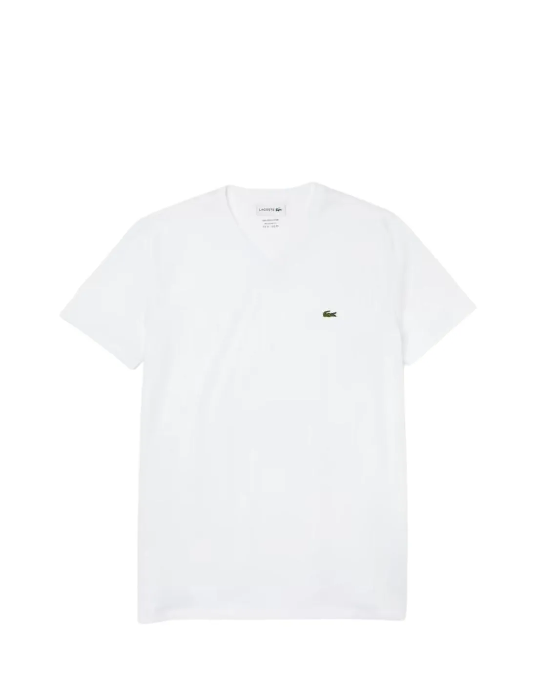 T shirt Lacoste Homme Ref 55164 Blanc