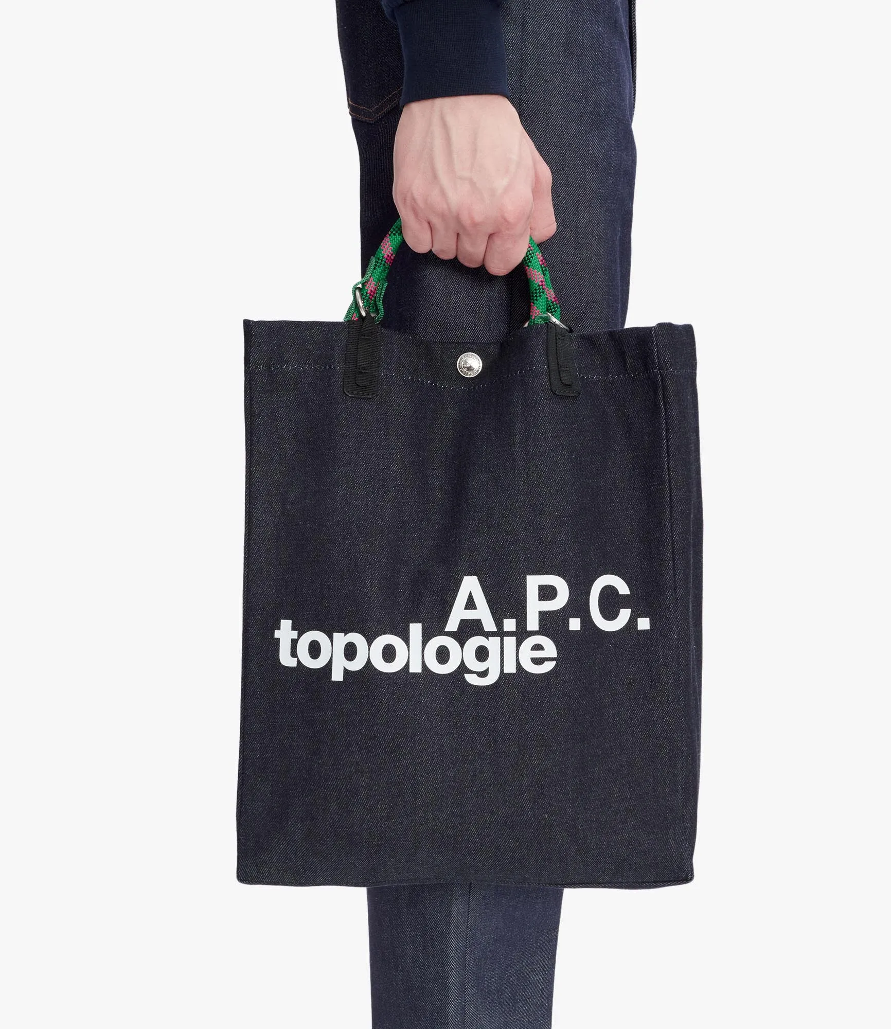 Tote A.P.C. Topologie Indigo/émeraude | A.P.C.